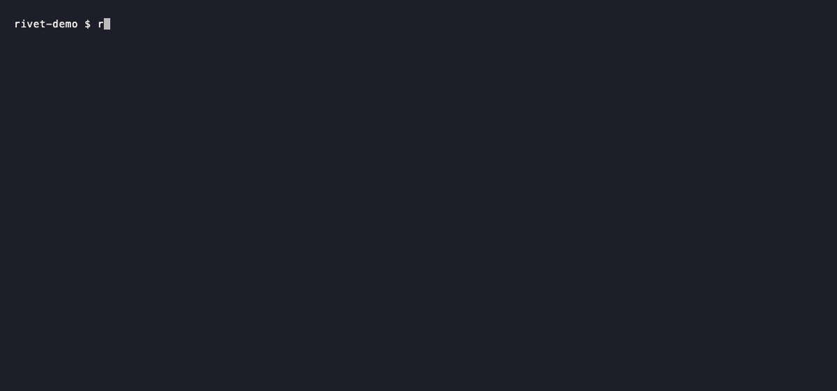 rivet init generating a YAML for a single table